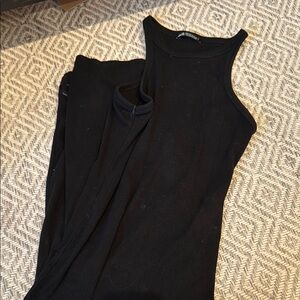 Zara Black maxi dress